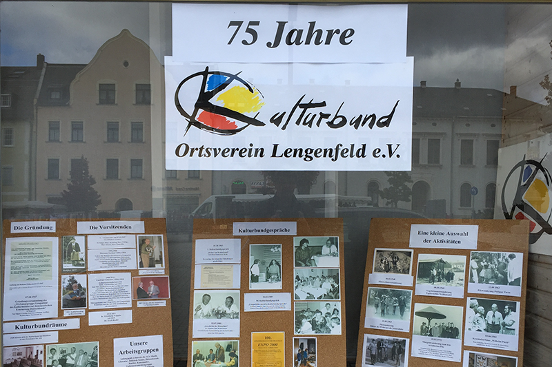 Schaufenster Kulturbund Lengenfeld e.V.